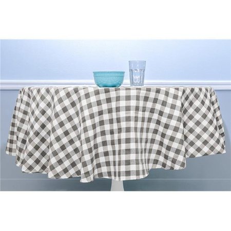 HOME MAISON Home Maison UMID 15970D=12 Tablecloth For Home  Kitchen  Décor - Buffalo Plaid Gingham Checkered - 54x54 - Grey UMID 15970D=12
